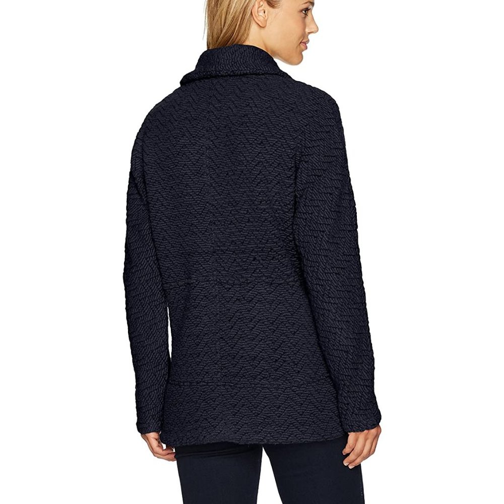 BB Dakota Women's Johnna Knit Cocoon Jacket Navy - Picture 4 of 14